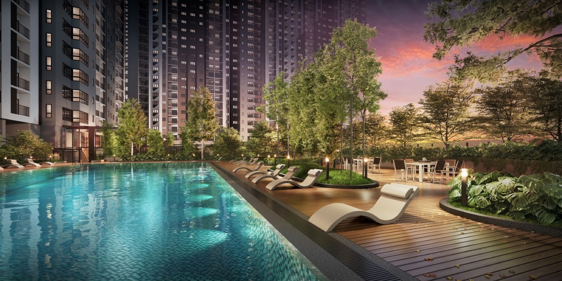 Aster Hill swimming pool artist impression